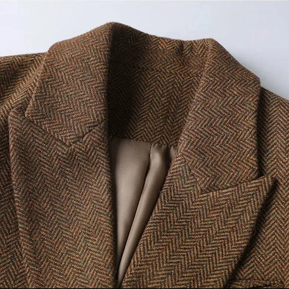 Veste en laine à double boutonnage