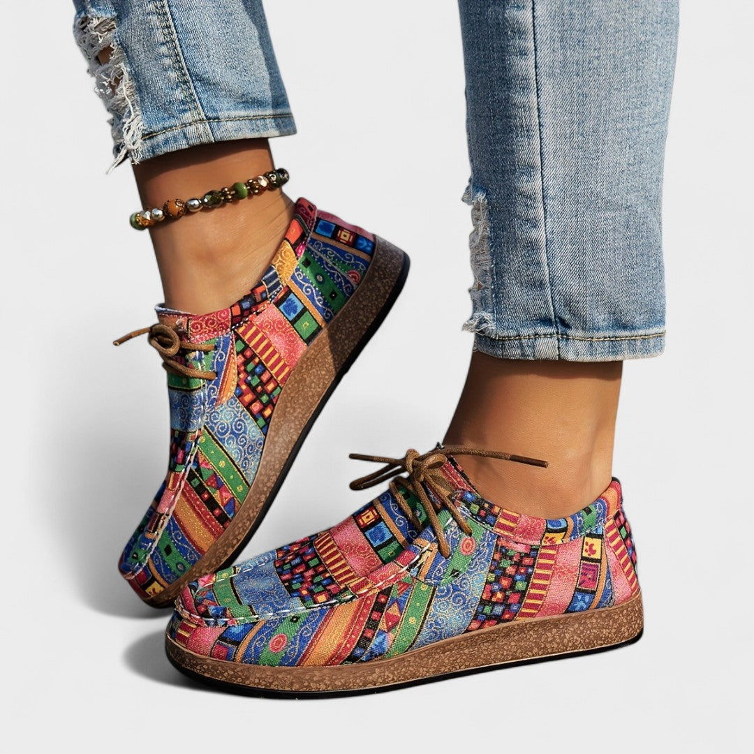 Milena - Spalvoti Meniniai Batai