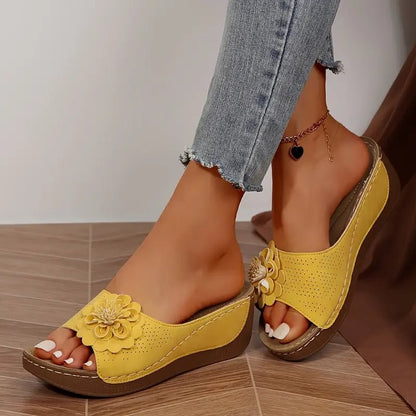 🔥2025 Nouvelle vente à moitié prix🔥🌸 Sandales à fleurs confortables pour femmes